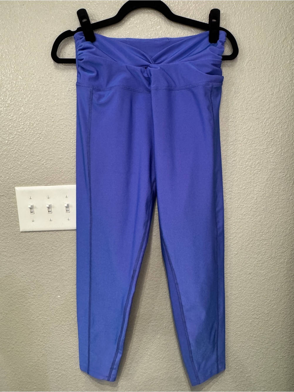 Free People Movement You Glow Girl Purple Twist Waist Leggings Size Large‎
